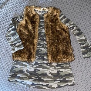 Mud Pie Fur Vest